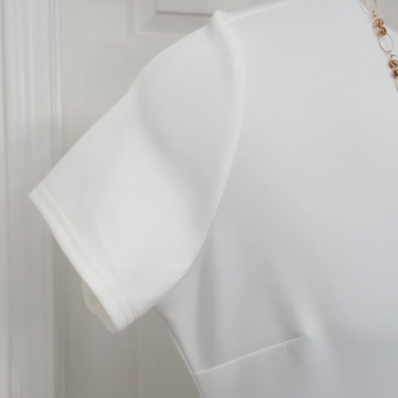 Women's Annystore High Low Tops for Women - Ruffle Bodycon Peplum Asymmetrical T - Picture 5 of 15